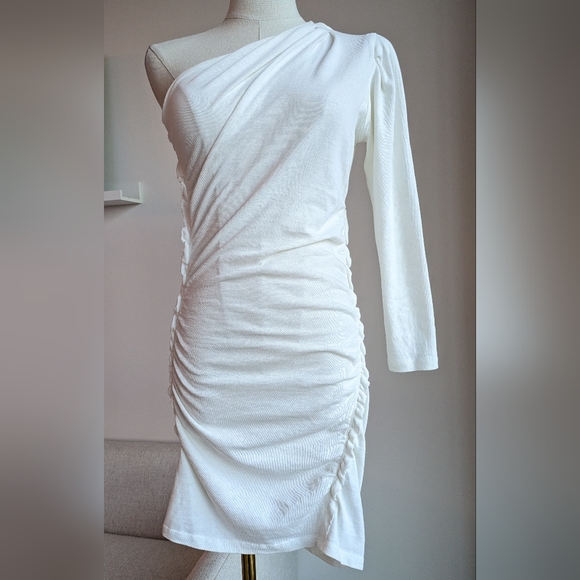 IRO One Shoulder Mini Dress - Picture 1 of 9
